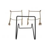 Set of 3 Twisted Wire Display Easels, 7x8'