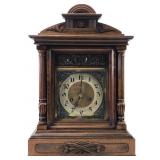 Junghans German Oak Westminster Chime Mantel Clock