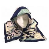 VTG Ginnie Johansen 100% Silk Scarf