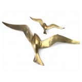 MCM Brass Seagulls in Flight Wall Decor, Pr.