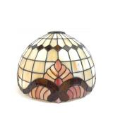 Vintage XL Tiffany Style Leaded Glass Lamp Shade