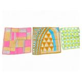 VTG Vera Neumann Geometric Design Scarf Lot