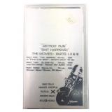 Detroit Run Shit Happens! The Movies VHS Tape