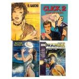 Milo Manara and Others Erotic Graphic Novel Lot