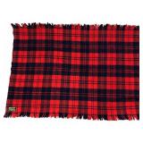 John Hanly & Co. Ireland Pure Wool Fringed Throw