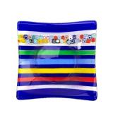 Murano Style Fused Millefiori Glass Trinket Dish