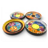 4 Epiag Czech Floral Coasters