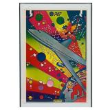 1969 Peter Max Pan Am 747 Psychedelic Poster