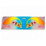 VTG 1969 Peter Max Star Runner Hello Bus Poster