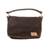 Meanwhile Back on the Farm Leather Shoulder Bag