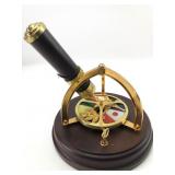 Music Box Kaleidoscope With Brass Details