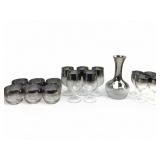 MCM Dorothy Thorpe Style Silver Fade Bar Set 16pc