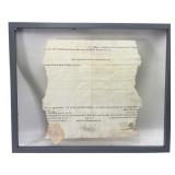 Patrick Henry Signed 1786 Virginia Land Grant