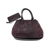 Frye Melissa Leather Tote and Zip-Around Wallet