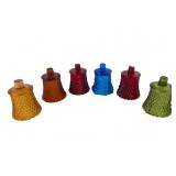 Fenton and Viking Glass Votive Cup Holders, Pr.