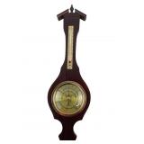 Sears Tradition Wood Wall Barometer Thermometer