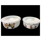 Zrike Brands Peanuts Christmas Ceramic Bowls