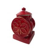 Ceramic Coffee Grinder Form Cookie Jar