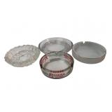 VTG Riviera Las Vegas and Assorted Glass Ashtrays