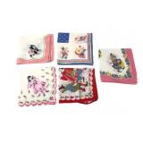Vintage graphic Handkerchief lot