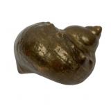 Solid Brass Whelk Sea Shell Figurine