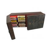 Vintage Library of Music 8-Track Tape Storage Box
