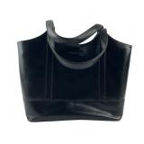 Kenneth Cole New York Black Leather Tote Bag