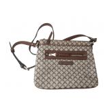 Dana Buchman Patterned Canvas Crossbody Bag