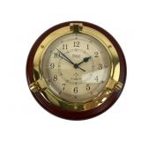 Weems & Plath Brass Nautical Wall Clock