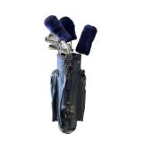 Mixed Brand Golf Club Set with Bag and Covers