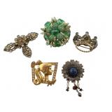 Mattel Barbie and Vintage Costume Brooch Collectio