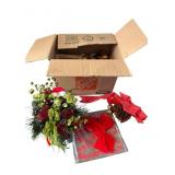 Assorted Folk Art Style Christmas Decorations