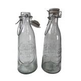 Home Essentials & Beyond Glass Swing Top Bottles