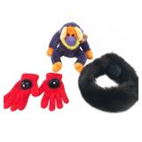 Ty Beanie Buddies Bongo Monkey and Winter Set