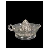 Vintage Pressed Glass Citrus Juicer Reamer