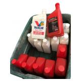 Valvoline and Exxon Superflo Motor Oil, 18 Qt.