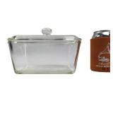 Glasbake 805 Glass Refrigerator Dish with Lid