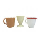 Corelle, Pyrex, and McKee Milk Glass Assortment