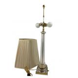 MCM Acrylic Column Table Lamp