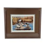 Lawrence Cory Signed Bufflehead Duck Print 246/650