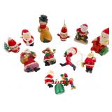 Vintage Assorted Santa and Holiday Figurines
