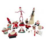 Vintage Hallmark and Mixed Santa Claus Ornament Lo