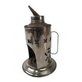 Vintage Chrome Plated Brass Oil Lamp Filler
