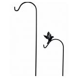 Pair of Black Wrought Iron Shepherd