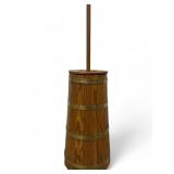 Ike Lundberg Handcrafted Oak Butter Churn
