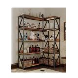 Chiesma L-Shaped Corner Bookshelf
