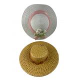 Burwood Products Co. & Ceramic Straw Hat Planters