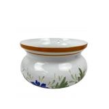 Italian Hand-Painted Floral Ceramic Planter