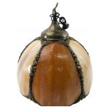 VTG Slag Glass Hanging Light Shade