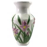 Hand-Painted Floral Ceramic Vase